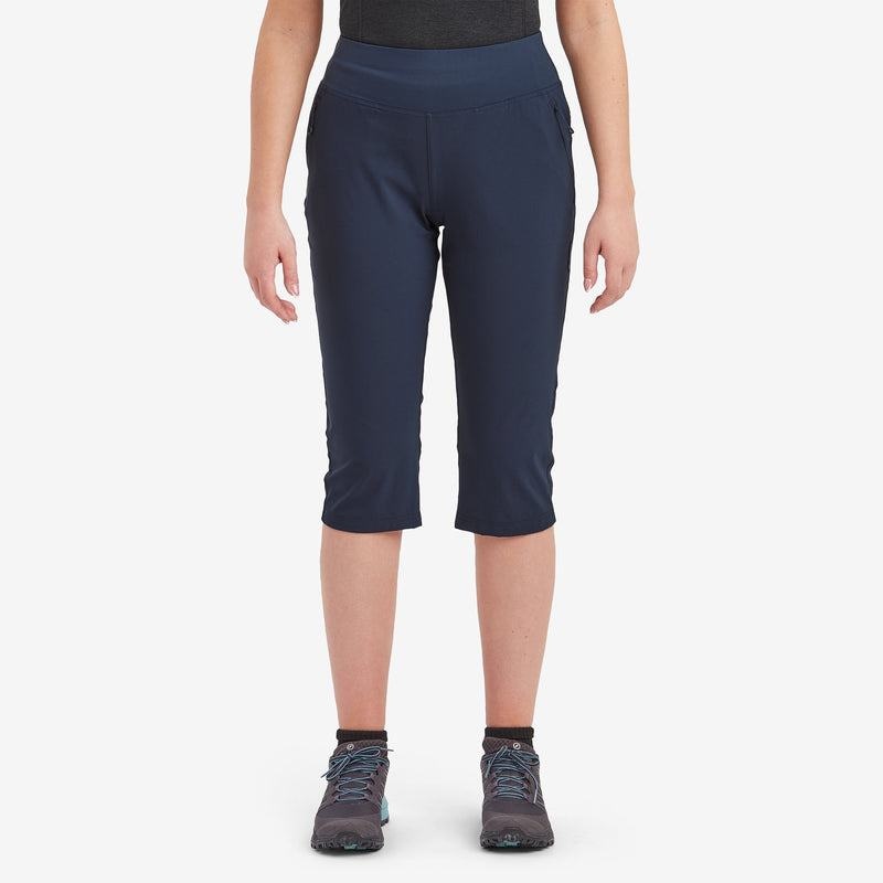 Dark Blue Women's Montane Tucana Lite Stretch Capri 3/4 Leggings | NHA6234OT