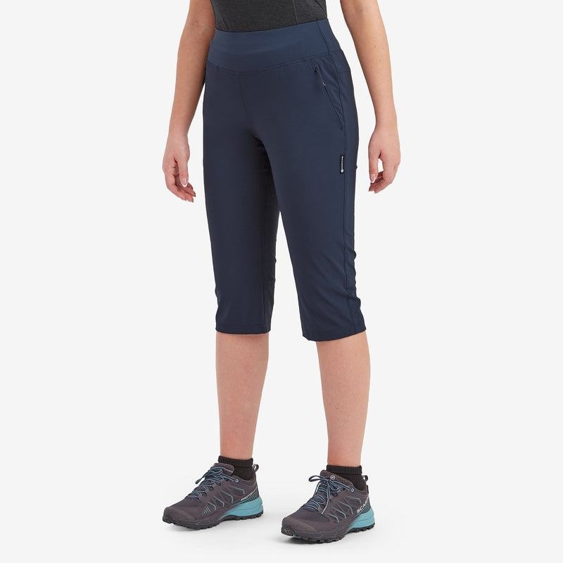 Dark Blue Women's Montane Tucana Lite Stretch Capri 3/4 Leggings | NHA6234OT