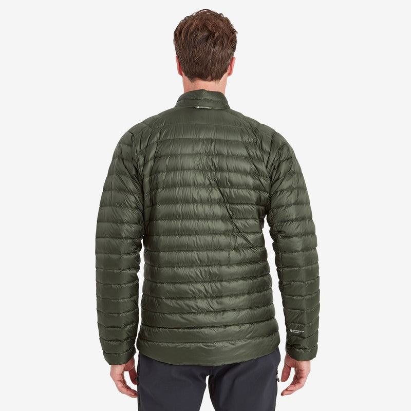 Dark Green Men's Montane Anti-Freeze Down Jackets | WOH828BV