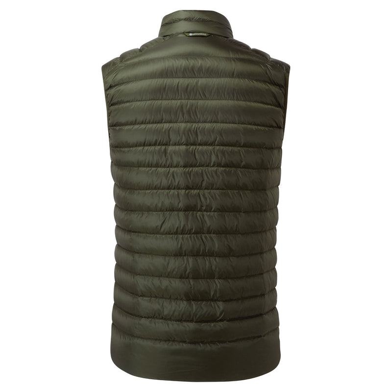 Dark Green Men's Montane Anti-Freeze Down Vest | IRX4151BT