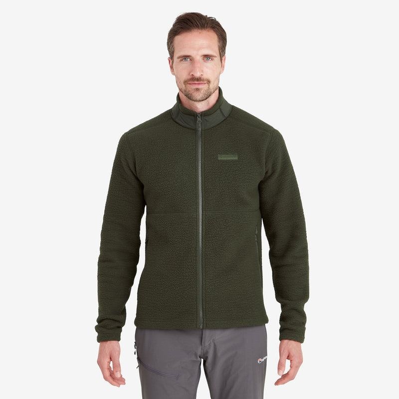 Dark Green Men's Montane Chonos Fleece Jackets | NCZ6768YP