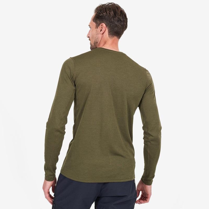 Dark Green Men's Montane Dart Long Sleeve T Shirts | KBQ4386TC