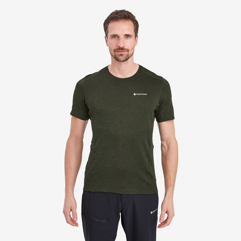 Dark Green Men's Montane Dart T Shirts | PYZ1165AC