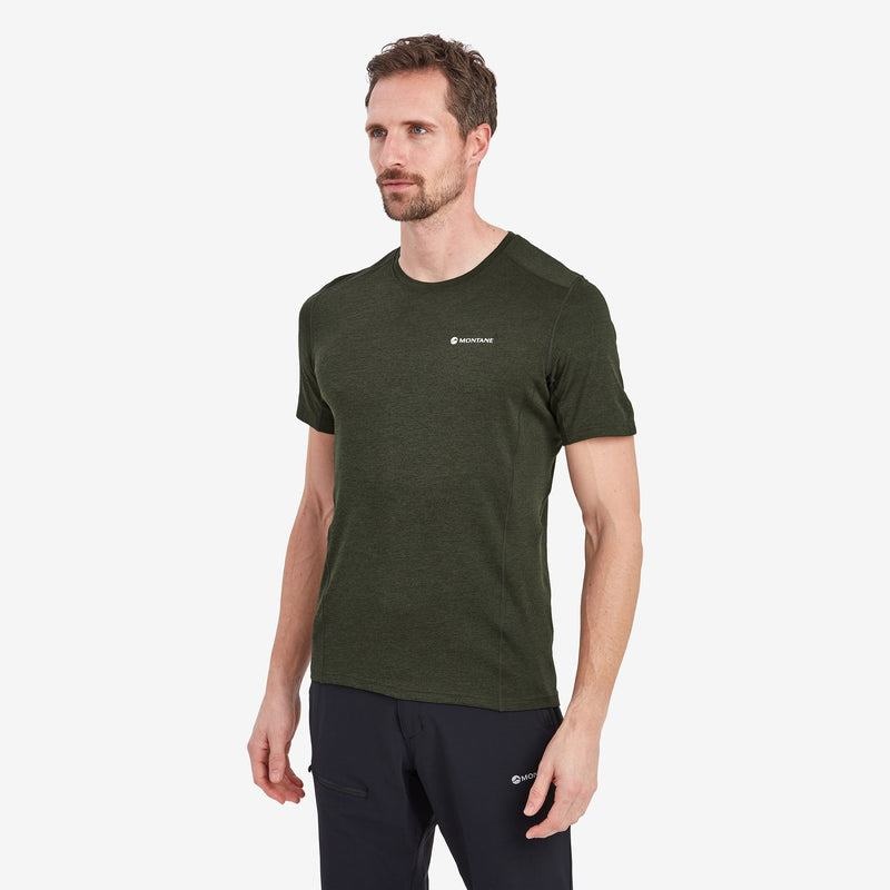 Dark Green Men's Montane Dart T Shirts | PYZ1165AC