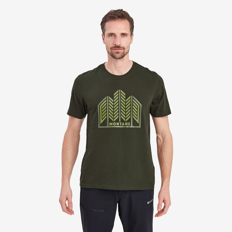 Dark Green Men's Montane Forest T Shirts | FXO9722ZV