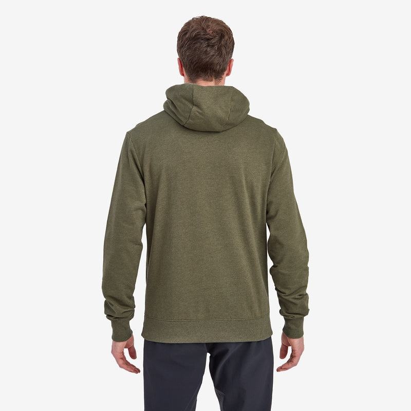 Dark Green Men's Montane Mono Logo Hoodie | WXZ2361UR