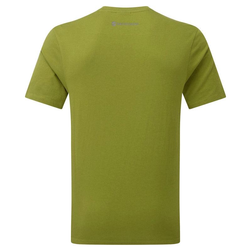 Dark Green Men's Montane Mono Logo T Shirts | JWU6854FI