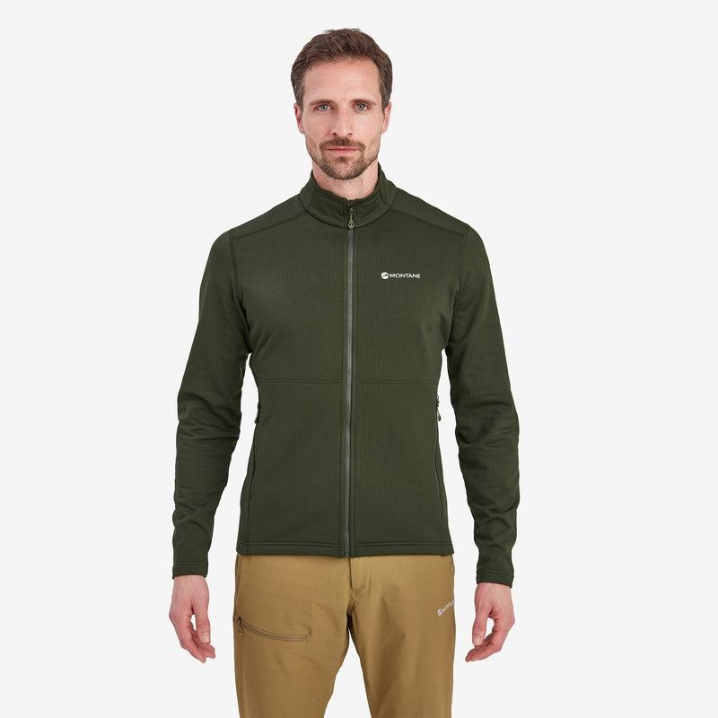 Dark Green Men's Montane Protium Fleece Jackets | NZL4427YW