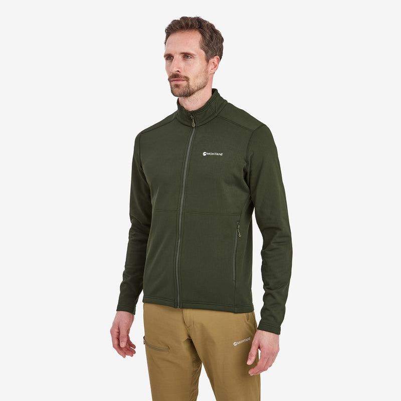 Dark Green Men's Montane Protium Fleece Jackets | NZL4427YW