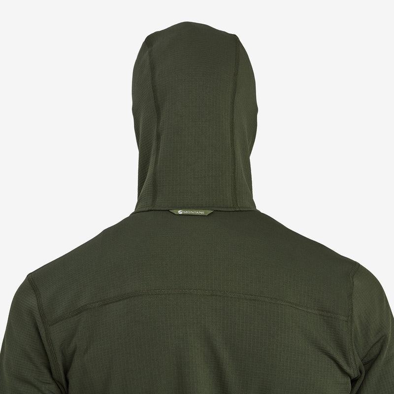 Dark Green Men's Montane Protium Hooded Fleece Jackets | IYX7165QK