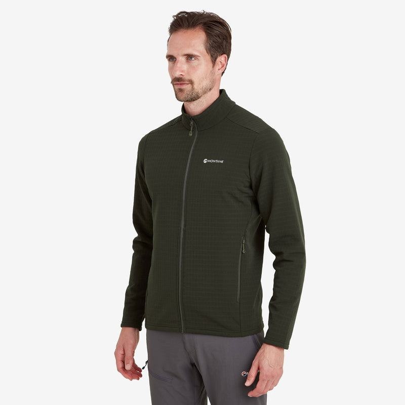 Dark Green Men's Montane Protium XT Fleece Jackets | KSG1891YH