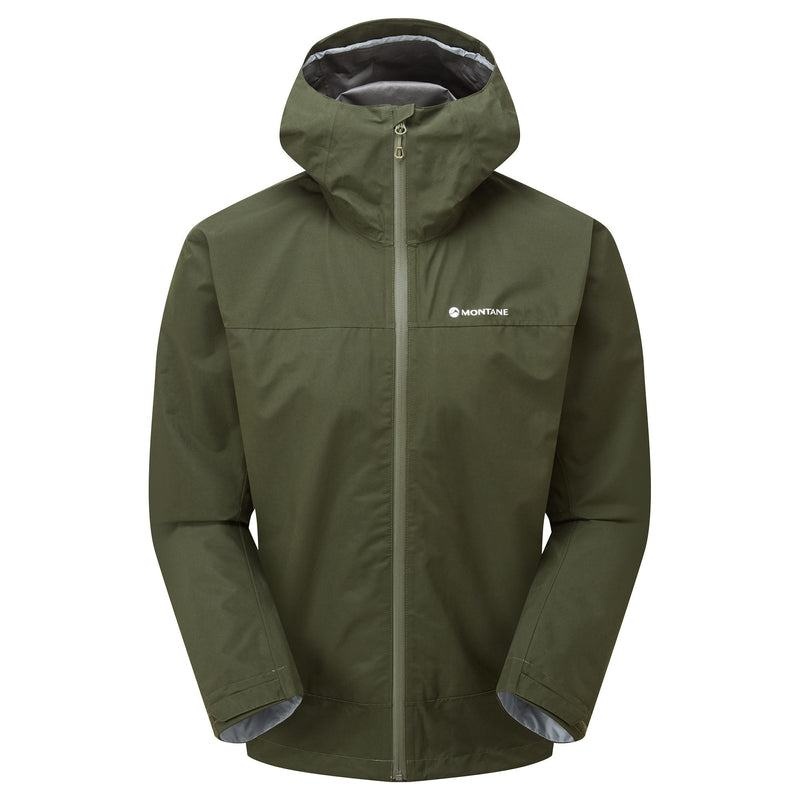 Dark Green Men\'s Montane Spirit Waterproof Jackets | LGO7162NV