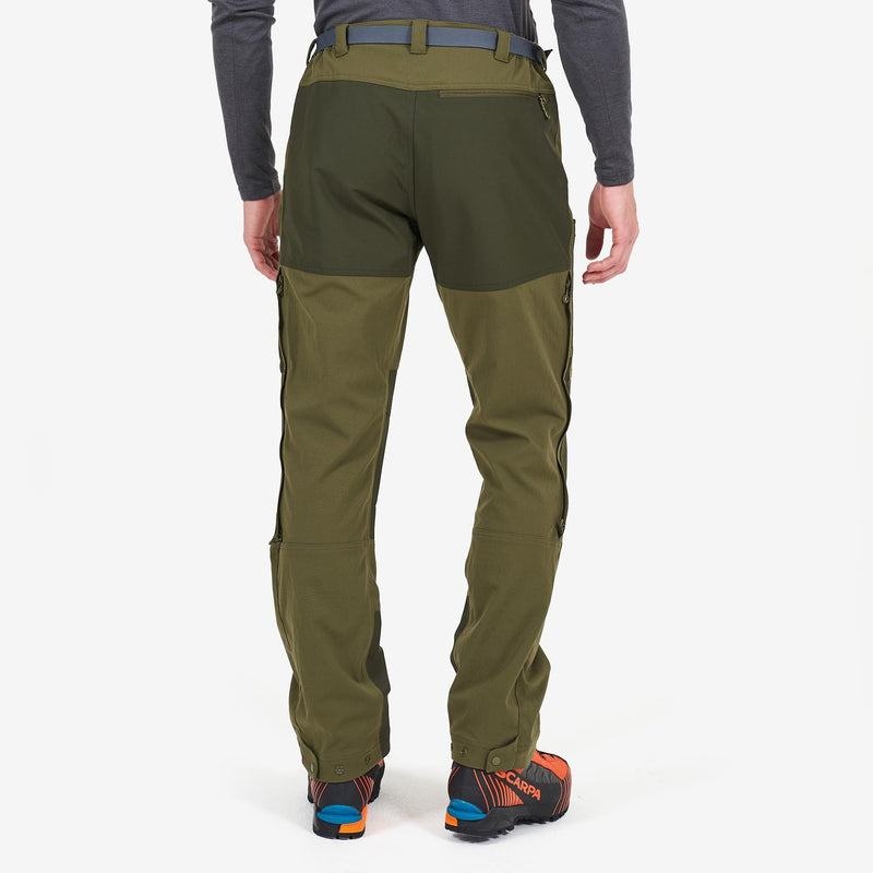 Dark Green Men's Montane Super Terra Pants | IAT3476NE