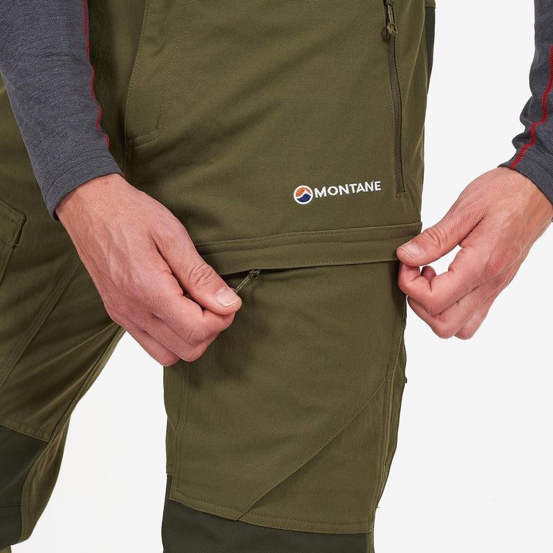 Dark Green Men's Montane Super Terra Pants | IAT3476NE