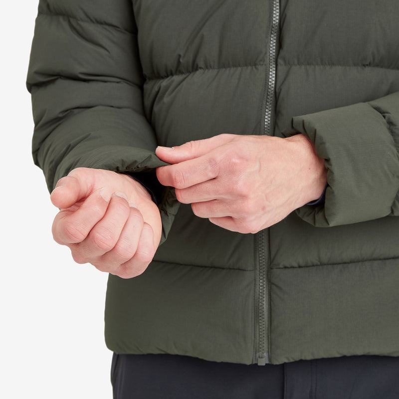 Dark Green Men's Montane Tundra Down Jackets | IES9224TG