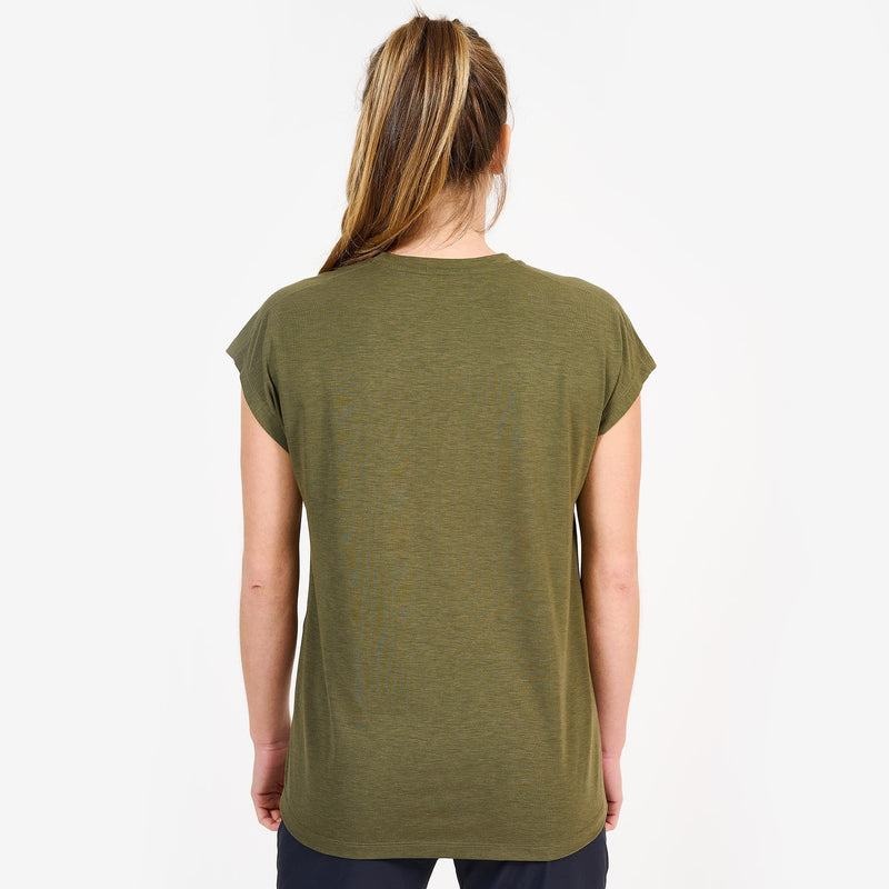 Dark Green Women's Montane Mira T Shirts | RKE5184EQ