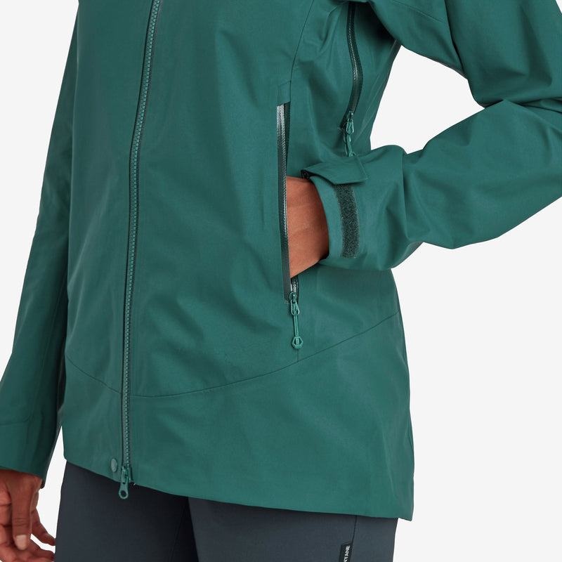 Dark Green Women's Montane Phase XT Waterproof Jackets | BFG4398OS