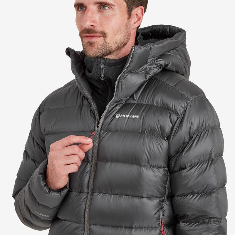 Dark Grey Men's Montane Anti-Freeze XT Hooded Down Jackets | XDX9316LW