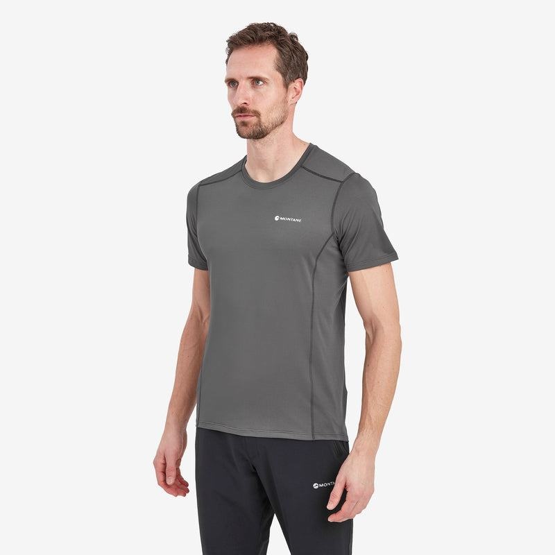 Dark Grey Men's Montane Dart Lite T Shirts | WQS6655EA