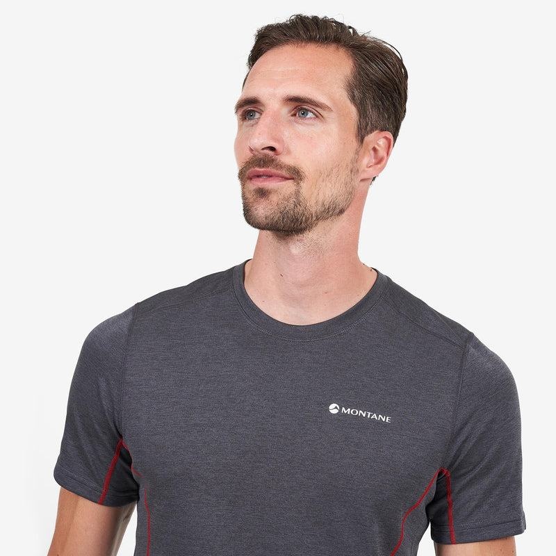 Dark Grey Men's Montane Dart T Shirts | RYR226EW