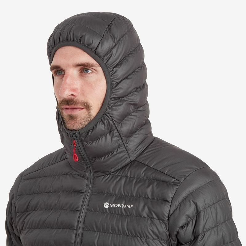 Dark Grey Men's Montane Icarus Lite Hooded Jackets | IOW7050OH