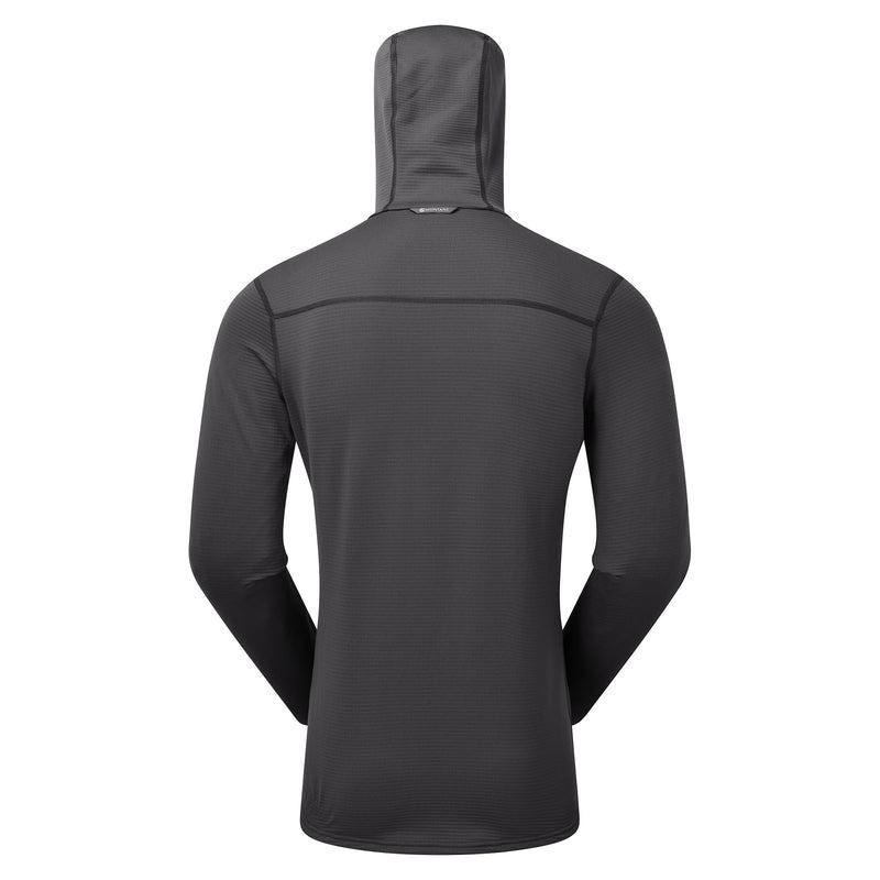 Dark Grey Men's Montane Protium Lite Hooded Pull On Fleece | JBB6187CD