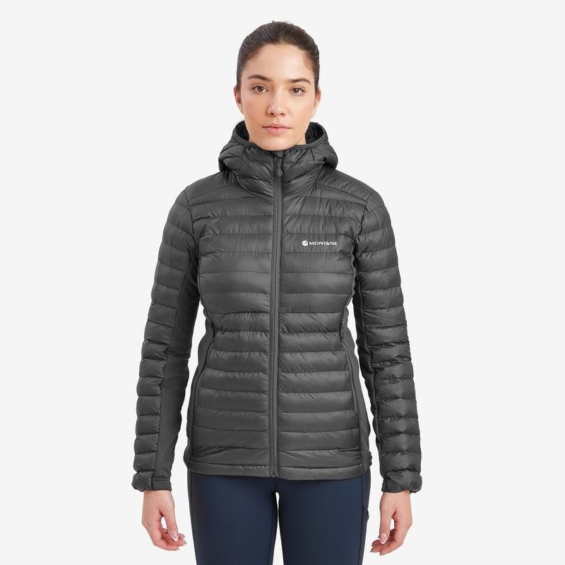 Dark Grey Women's Montane Icarus Lite Hooded Jackets | YGC213DT