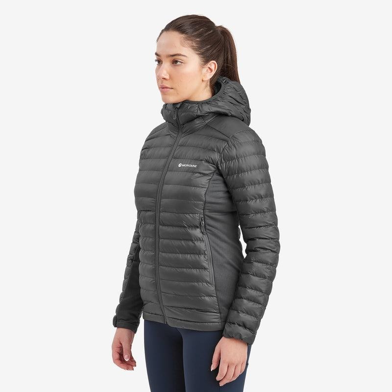 Dark Grey Women's Montane Icarus Lite Hooded Jackets | YGC213DT