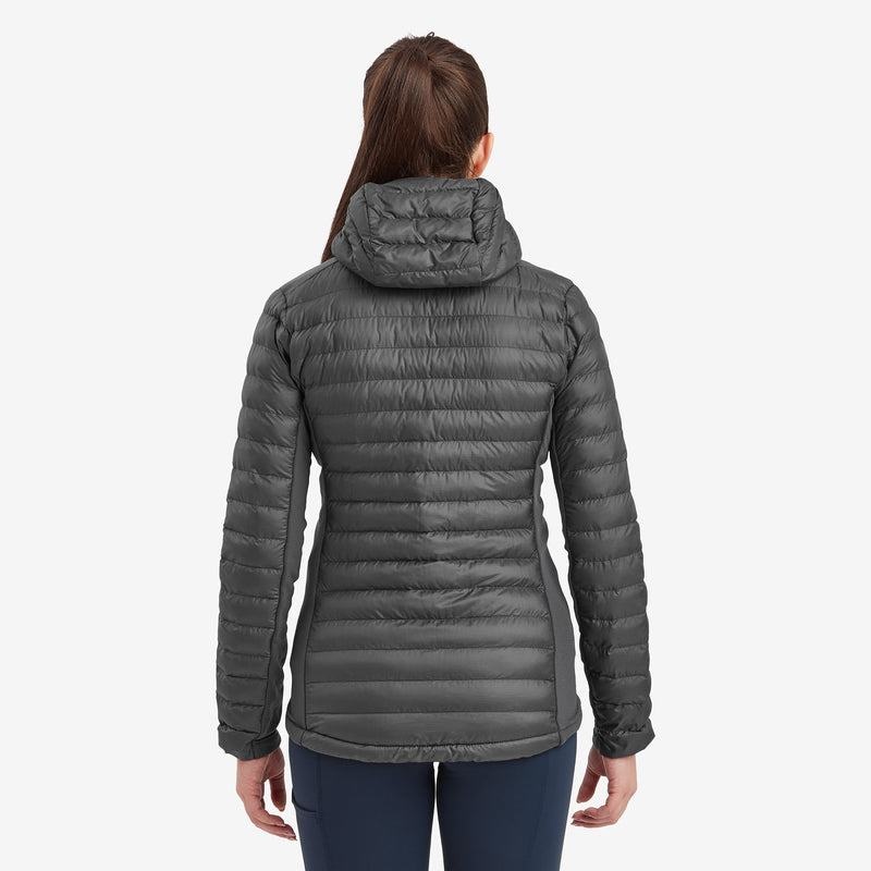 Dark Grey Women's Montane Icarus Lite Hooded Jackets | YGC213DT