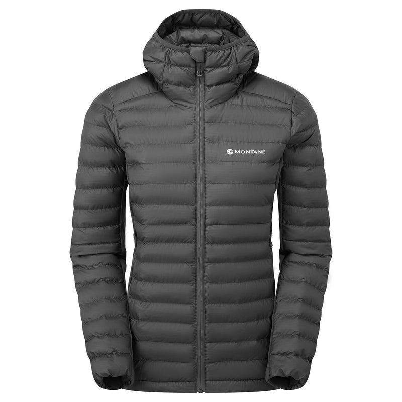 Dark Grey Women\'s Montane Icarus Lite Hooded Jackets | YGC213DT