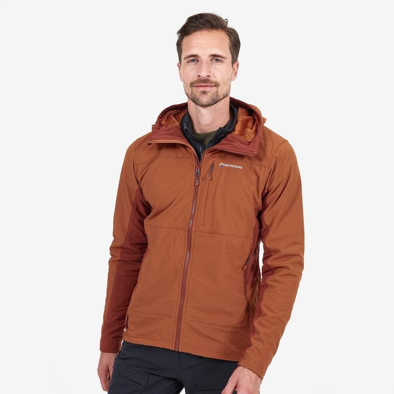 Dark Orange Men's Montane Krypton Softshell Jackets | PJI9515IC