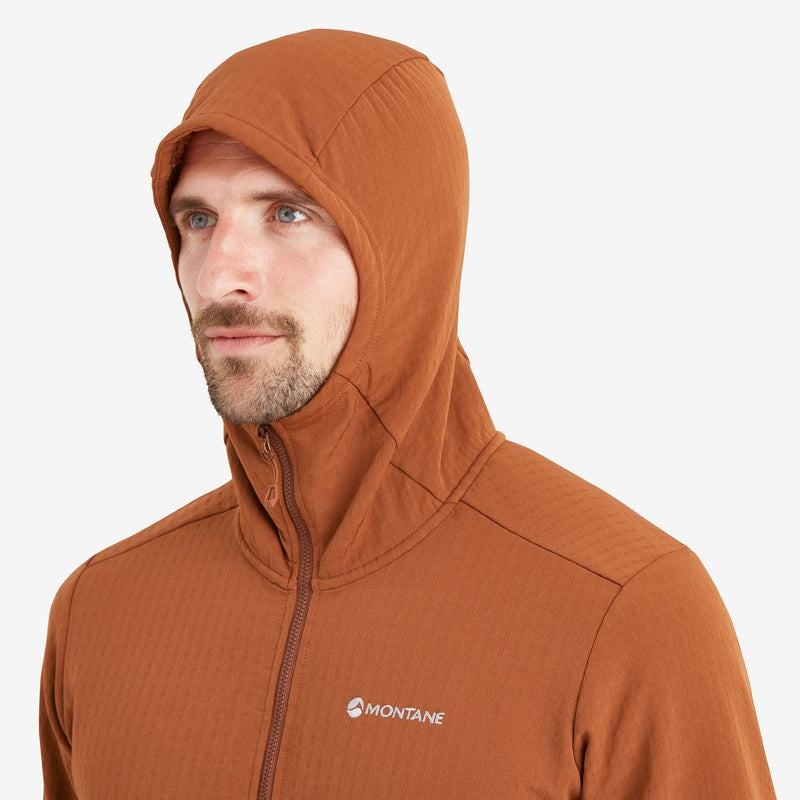 Dark Orange Men's Montane Protium XT Hooded Fleece Jackets | EXP3953HE