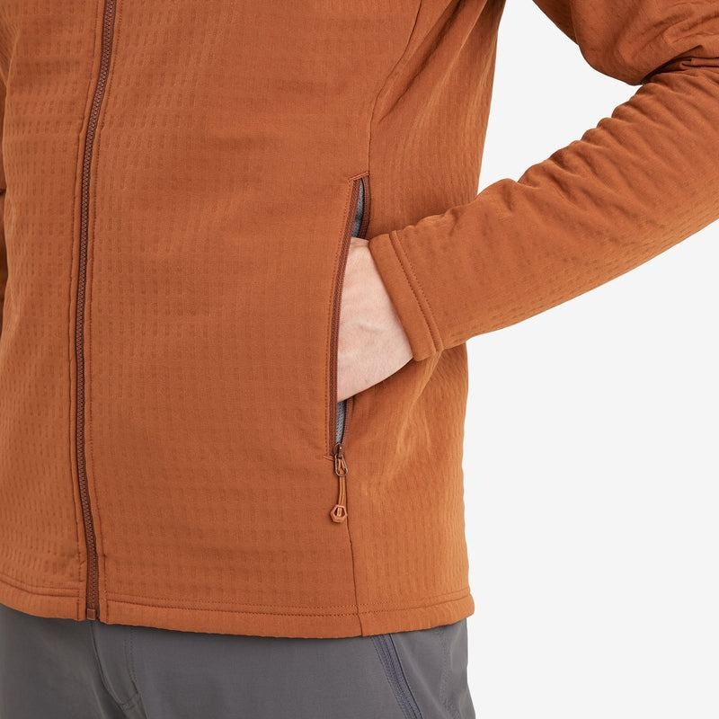 Dark Orange Men's Montane Protium XT Hooded Fleece Jackets | EXP3953HE