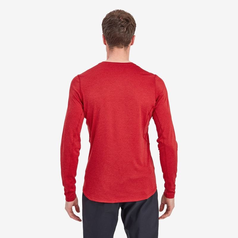 Dark Red Men's Montane Dart Long Sleeve T Shirts | VVG142CY