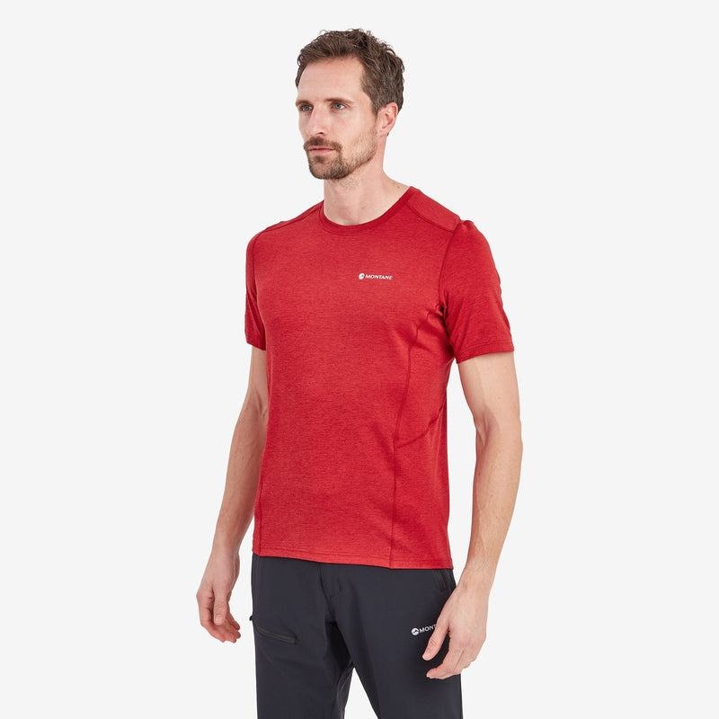 Dark Red Men's Montane Dart T Shirts | AFX1061FB