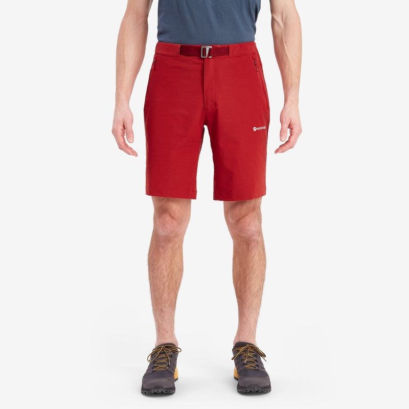 Dark Red Men's Montane Dynamic Lite Shorts | RIM3097MI