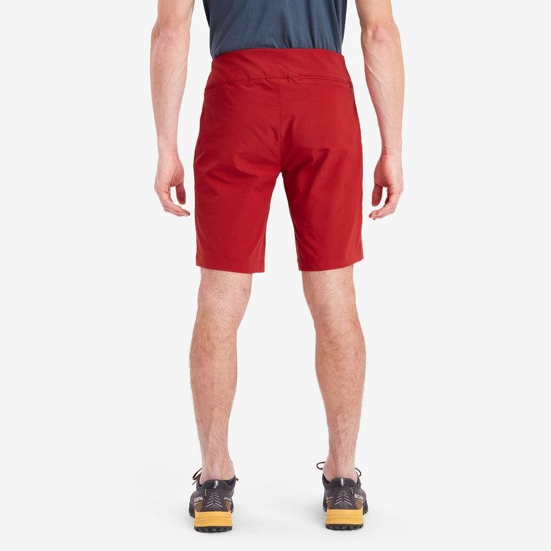 Dark Red Men's Montane Dynamic Lite Shorts | RIM3097MI