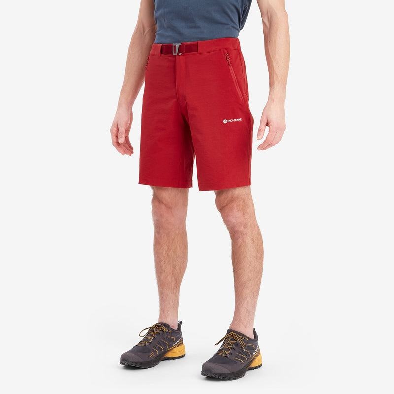 Dark Red Men's Montane Dynamic Lite Shorts | RIM3097MI