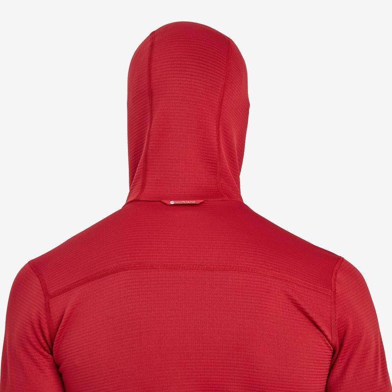 Dark Red Men's Montane Protium Lite Hooded Pull On Fleece | ODQ643WI