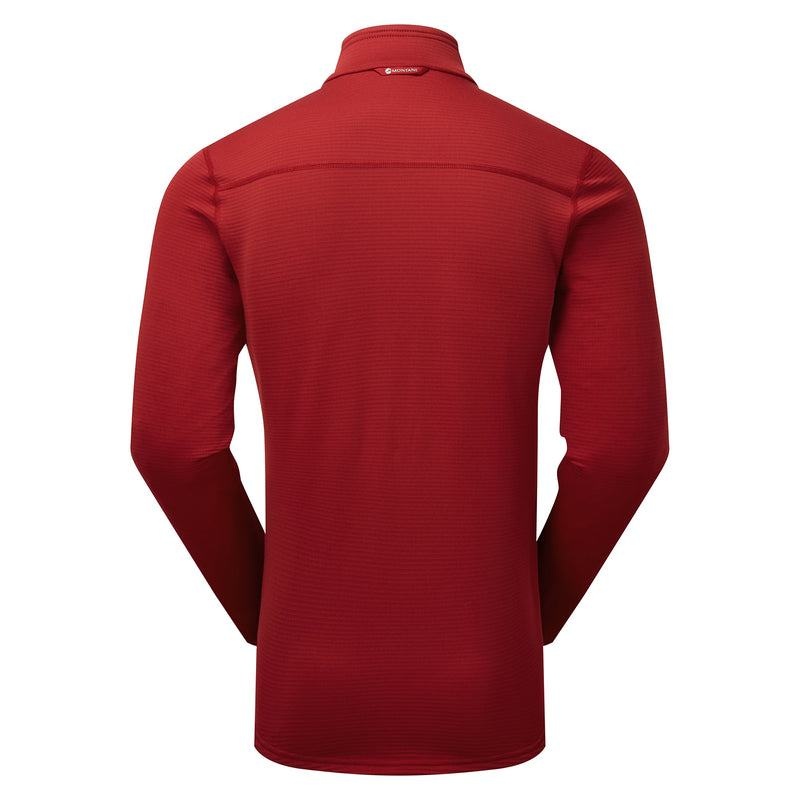 Dark Red Men's Montane Protium Lite Pull On Fleece | GJS2534UO