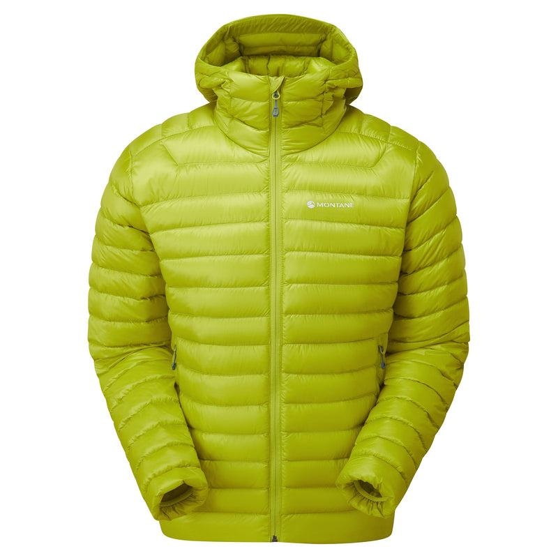 Green Men\'s Montane Anti-Freeze Hooded Down Jackets | WIG335YD