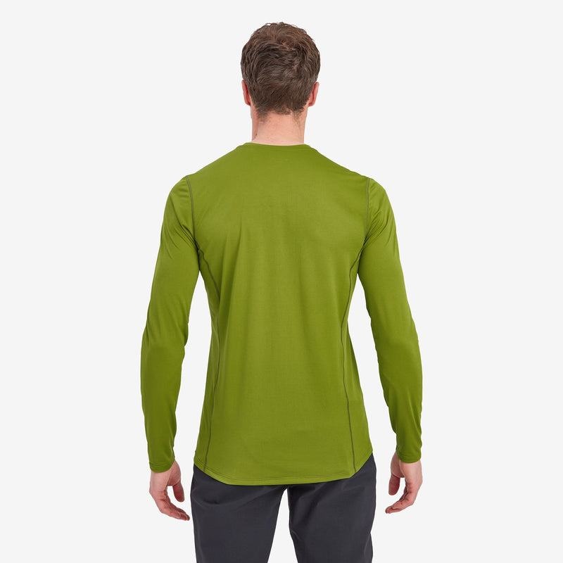 Green Men's Montane Dart Lite Long Sleeve T Shirts | DVY3473KQ