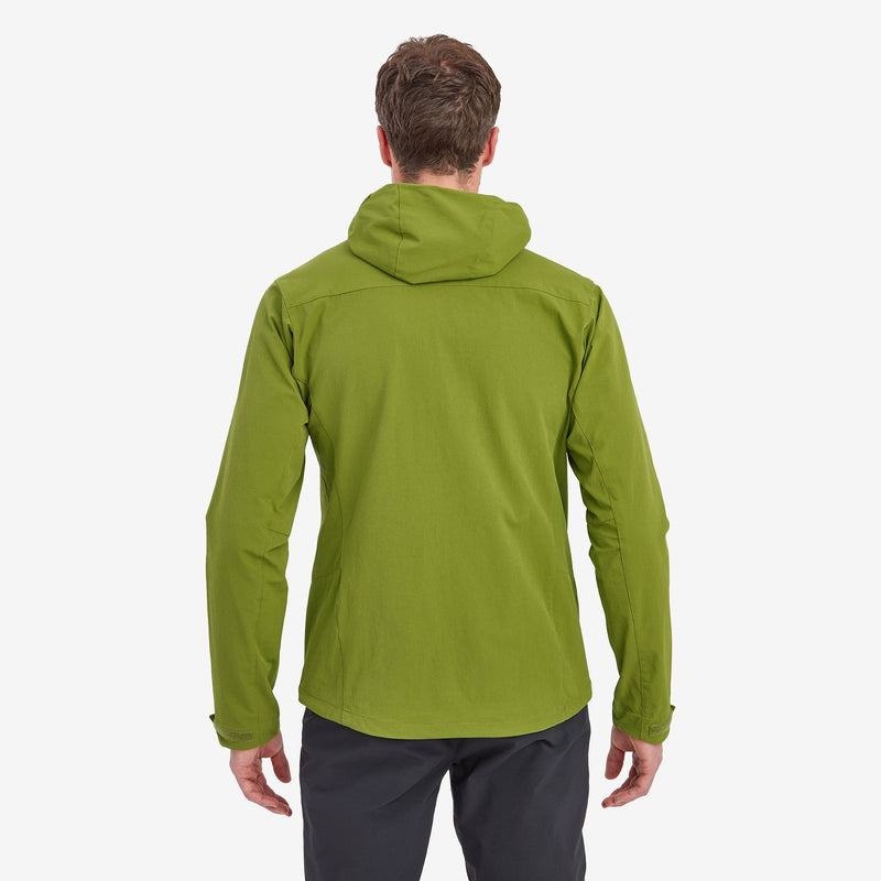 Green Men's Montane Dyno LT Softshell Jackets | SLC7641MG