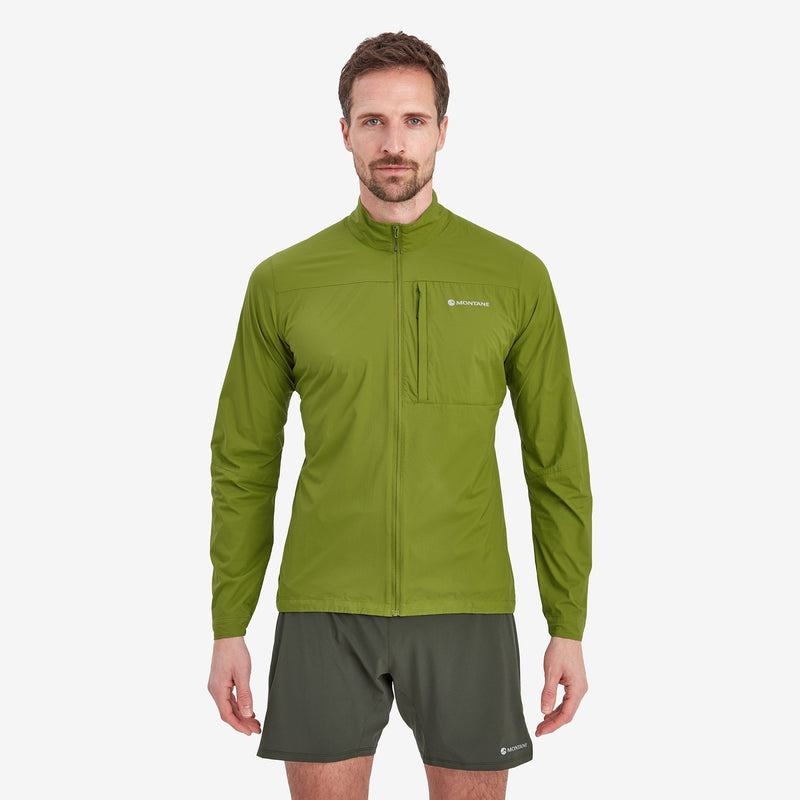 Green Men's Montane Featherlite Windproof Jackets | XRD991TF