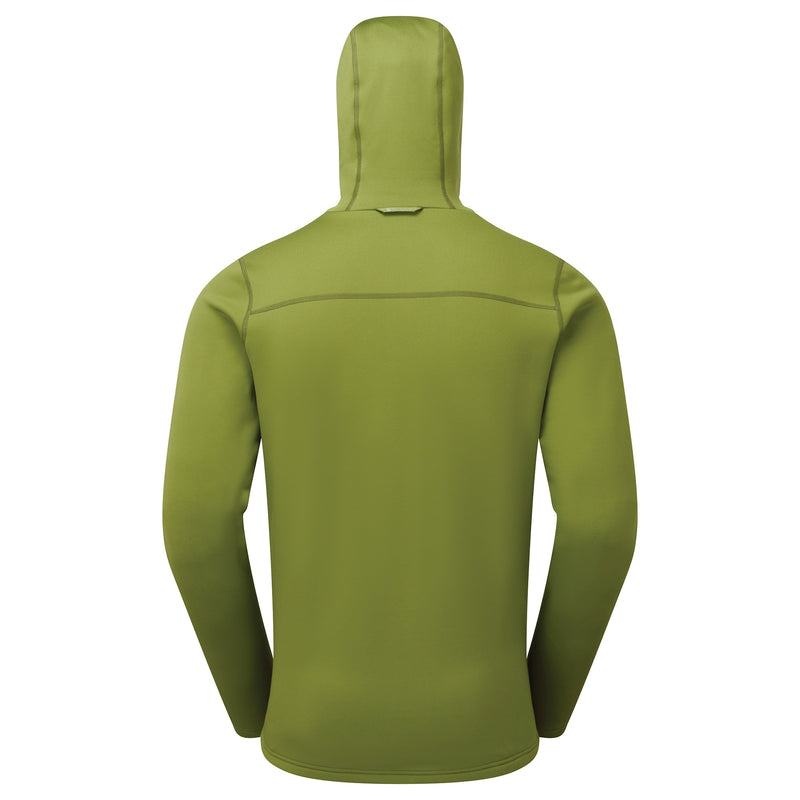 Green Men's Montane Fury Hooded Fleece Jackets | PFX2613WX