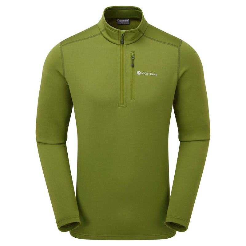 Green Men\'s Montane Fury Zip Pull-On Fleece | SER7827IH