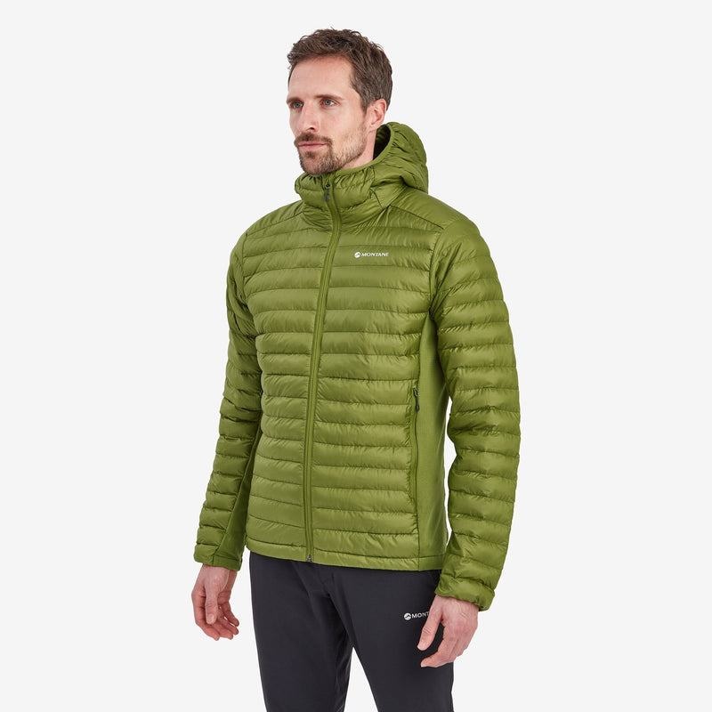 Green Men's Montane Icarus Lite Hooded Jackets | HPH5595EU