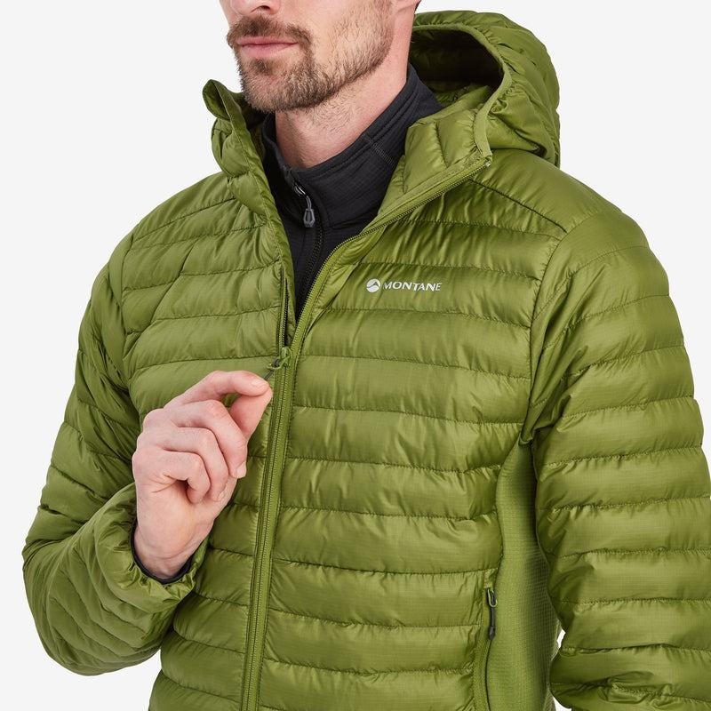 Green Men's Montane Icarus Lite Hooded Jackets | HPH5595EU