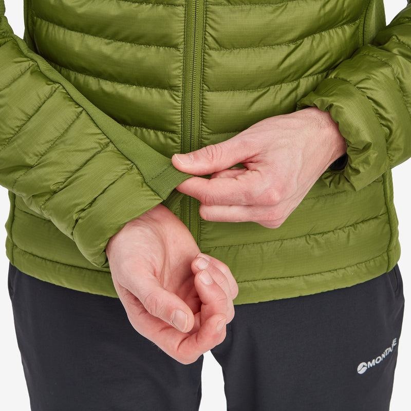 Green Men's Montane Icarus Lite Hooded Jackets | HPH5595EU