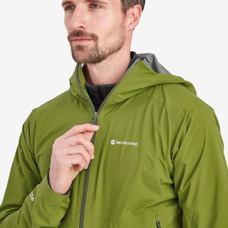 Green Men's Montane Minimus Lite Waterproof Jackets | EAT6997YG